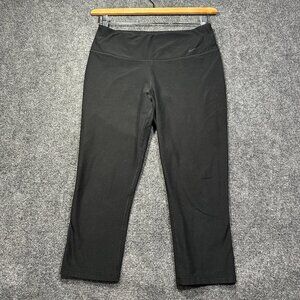 Nike Dri Fit Pants Womens Medium Black Stretch Compression Ankle